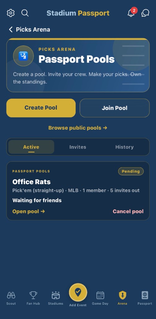 Passport Pools